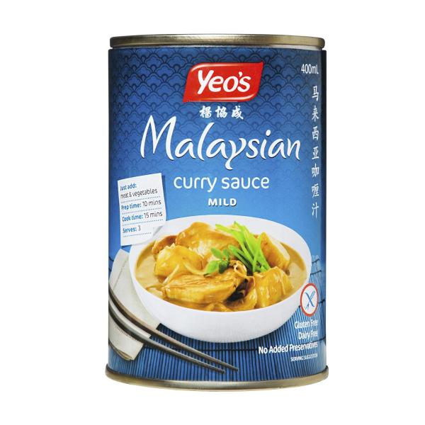YEO'S MALAYSIAN CURRY SAUCE CANNED MILD 400ML