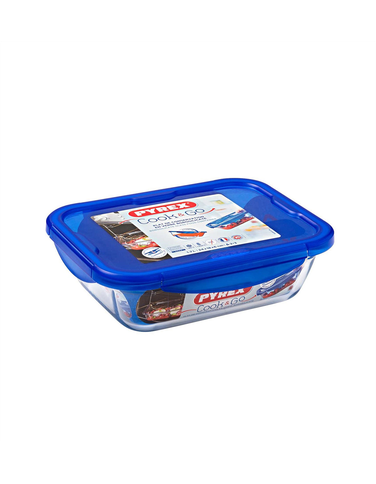 Cook & Go Rectangular Container 1.7L