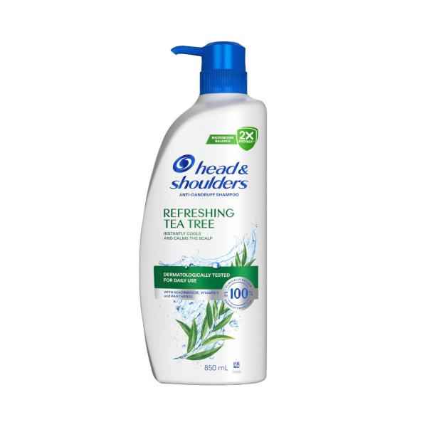 HEAD & SHOULDERS SHAMPOO REFRESHING TEA TREE 850 ML