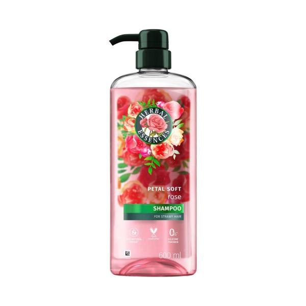 HERBAL ESSENCES SHAMPOO PETAL SOFT ROSE HAIRCARE 600 ML