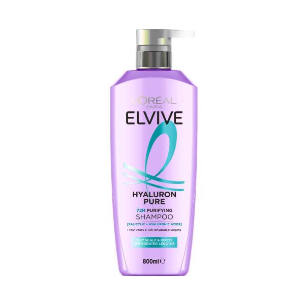 L'OREAL PARIS ELVIVE HYALURON PURE SHAMPOO 800ML