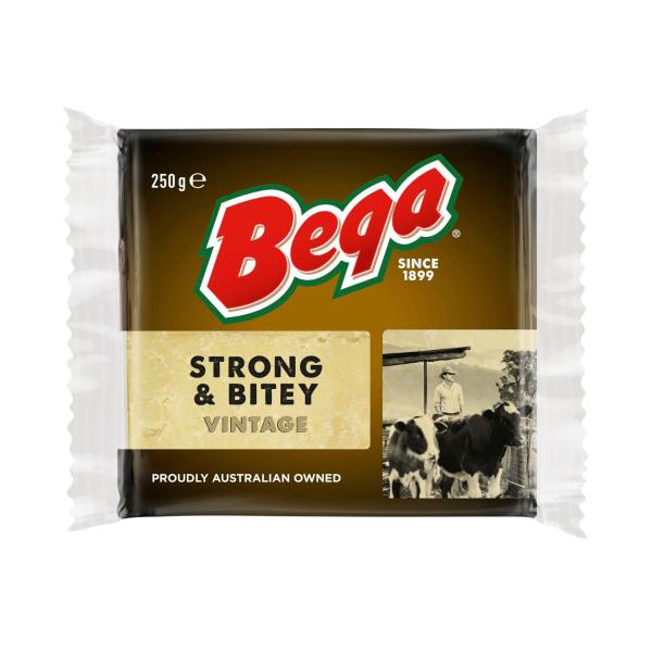 BEGA CHEESE BLOCK STRONG & BITEY VINTAGE 250G