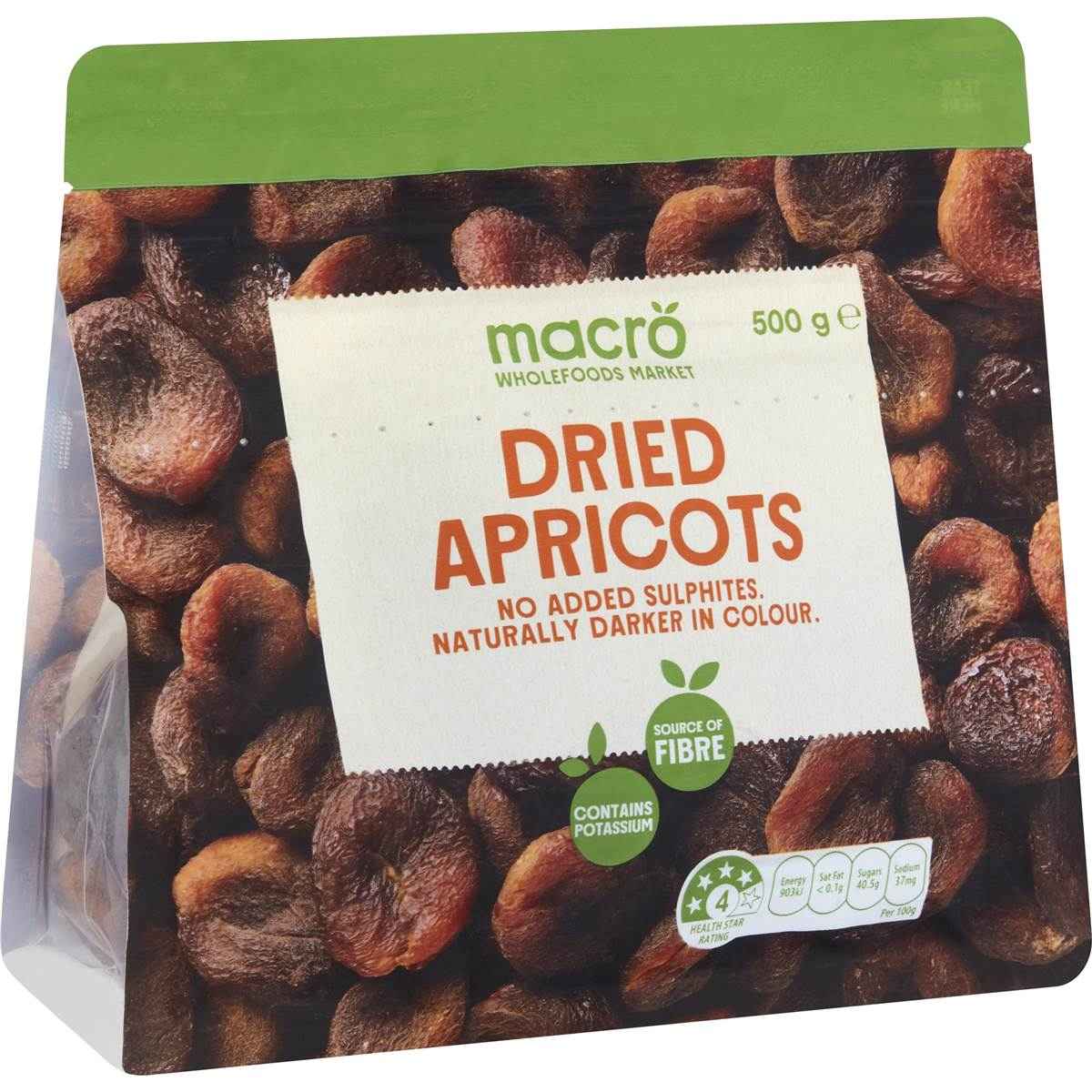 Macro Dried Apricots 500g