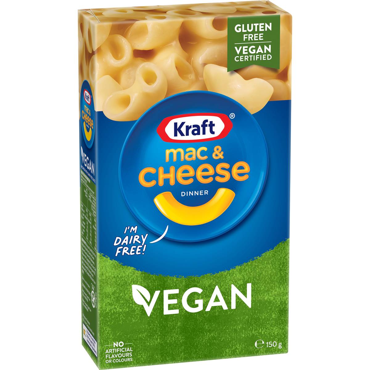 Kraft Vegan Mac & Cheese Dinner Macaroni Pasta Noodles Cheese 150g