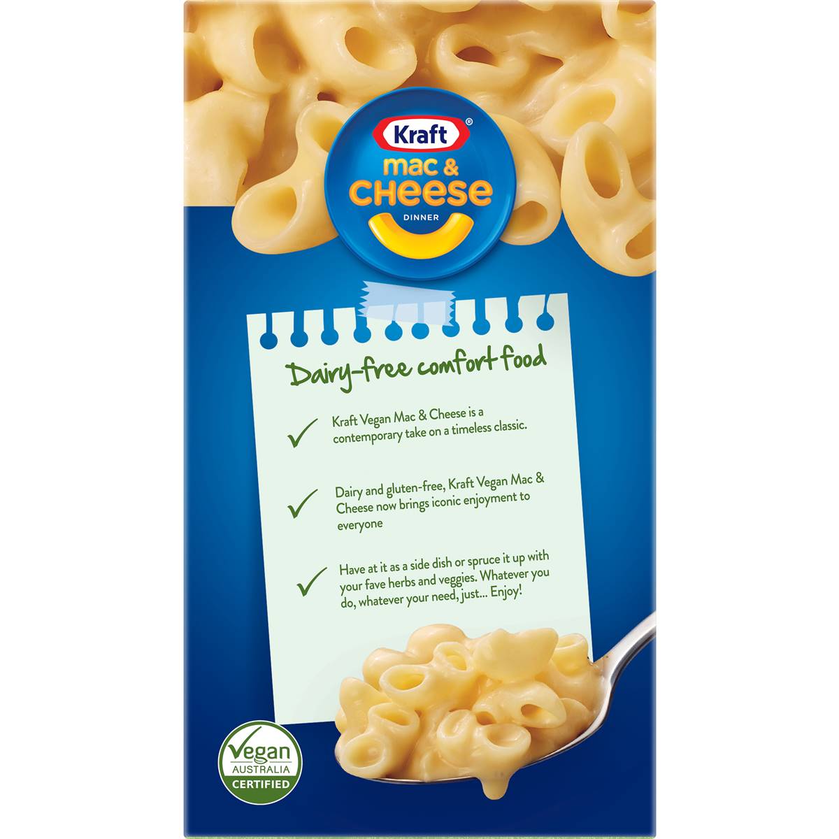 Kraft Vegan Mac & Cheese Dinner Macaroni Pasta Noodles Cheese 150g