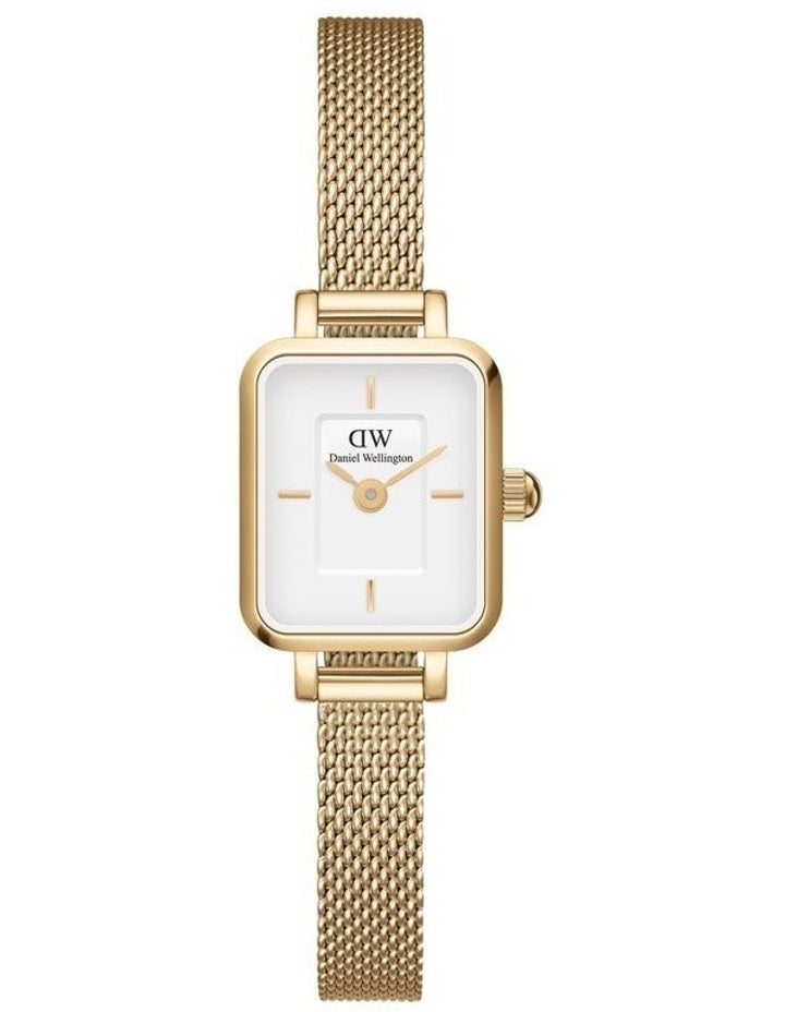 Quadro Mini Stainless Steel Watch in Gold