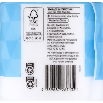Vevelle White 1 Ply Toilet Tissue each