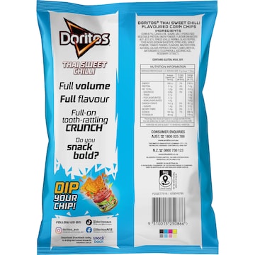 Doritos Corn Chips Share Pack Thai Sweet Chili 150g