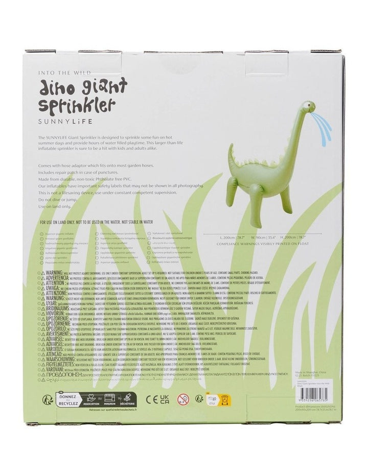 The Wild Dino Giant Sprinkler in Khaki