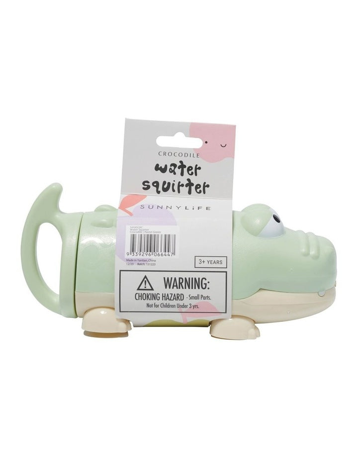 Water Squirters Crocodile in Pastel