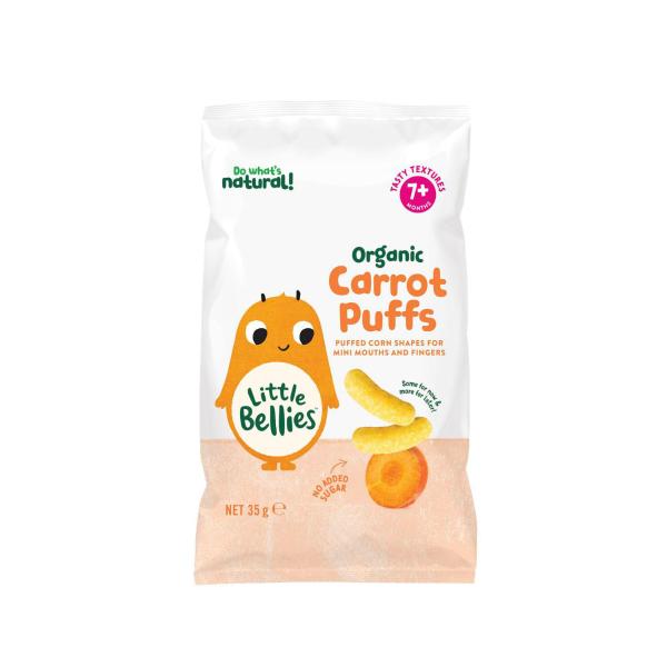 BABY BELLIES ORGANIC CARROT PUFFS SHAREBAG 4X35G