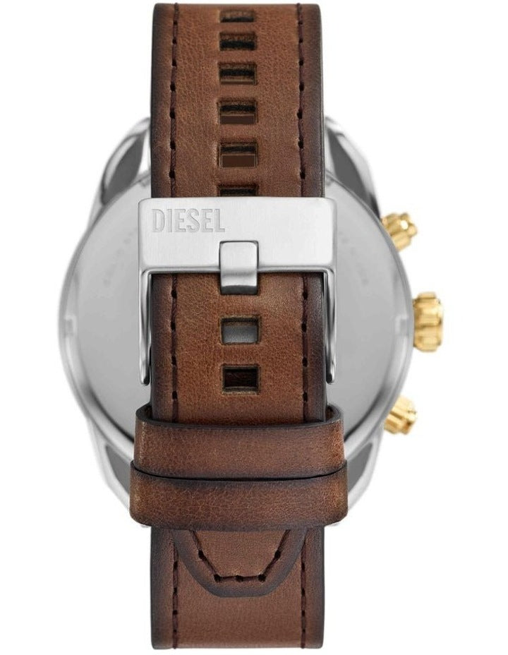 Spiked Chronograph Watch DZ4665 in Brown