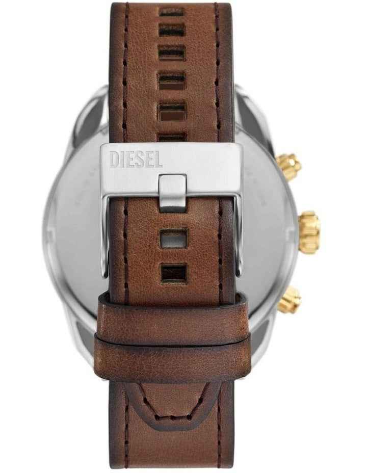 Spiked Chronograph Watch DZ4665 in Brown