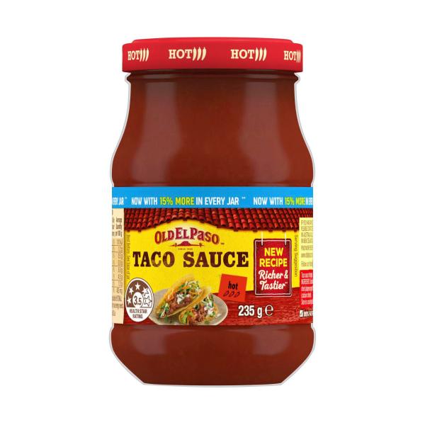 OLD EL PASO HOT TACO SAUCE 235G
