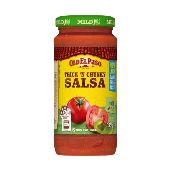 OLD EL PASO THICK N CHUNKY MILD SALSA 395G