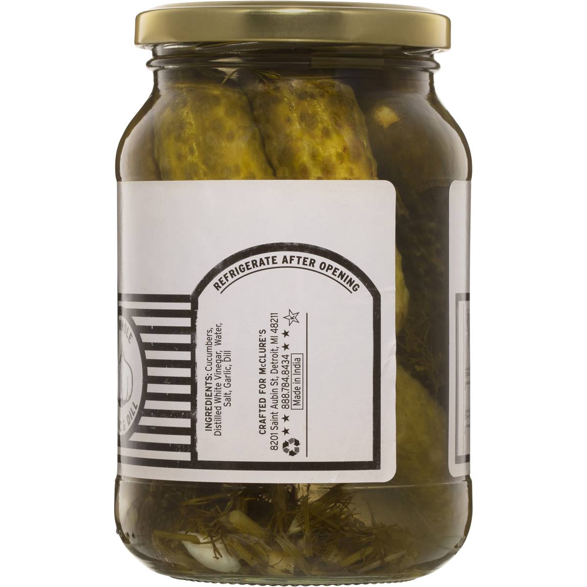 McClure's Garlic & Dill Whole Pickle 500g