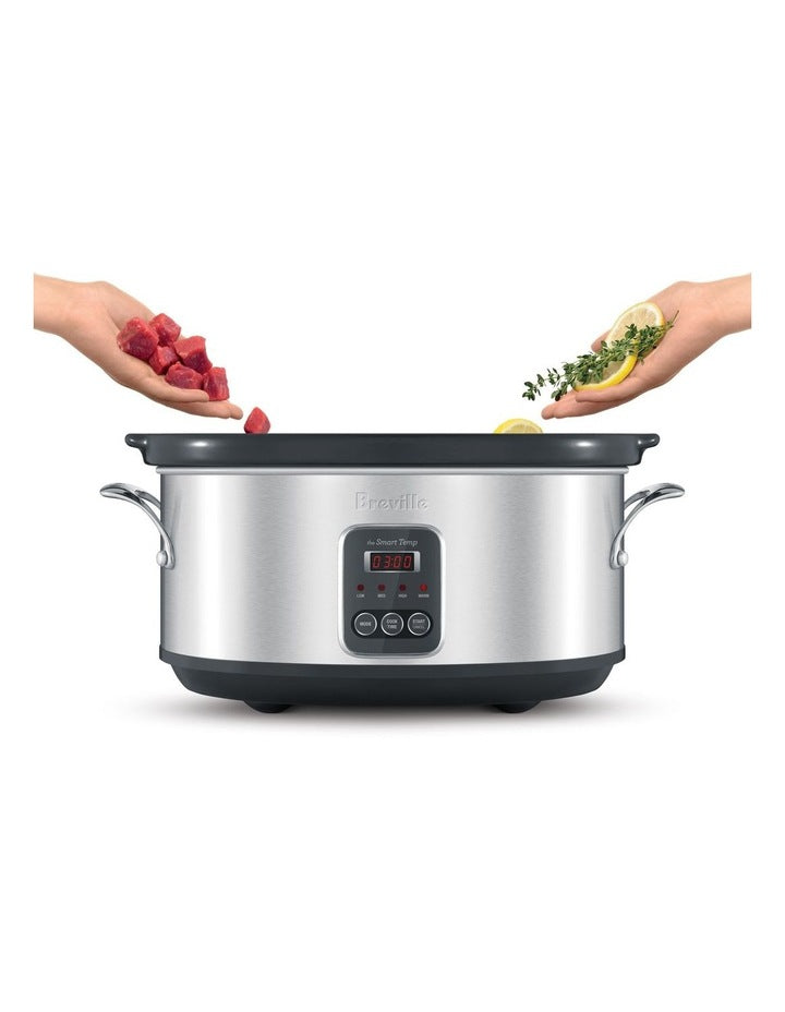 The Smart Temperature Slow Cooker 6L BSC420SS in Stainless Steel