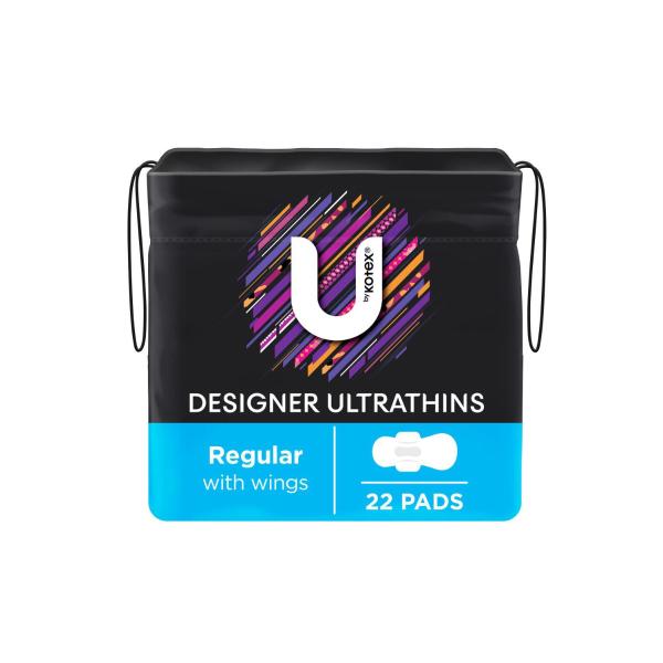 Designer Ultrathin Pads Regular with Wings