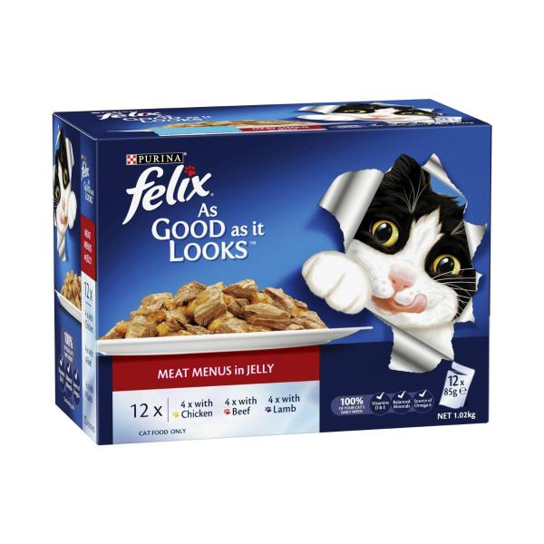 Felix As Good As It Looks Meat Menu Cat Food