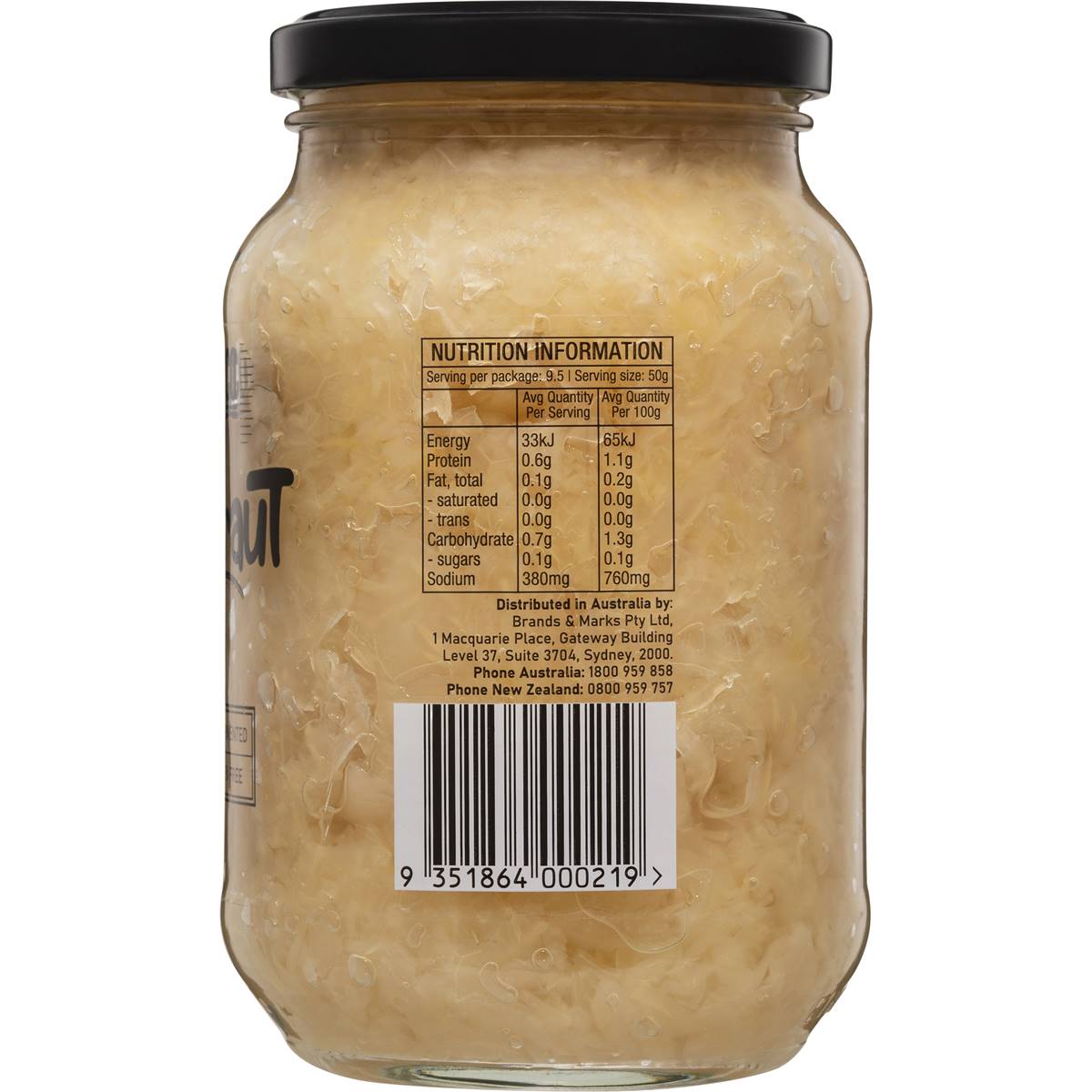 Bryne Co Sauerkraut 475g