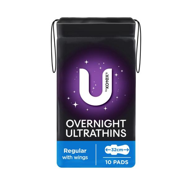 Overnight Ultrathin Pads with Wings
