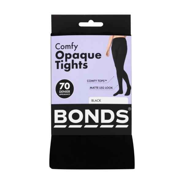 BONDS 70D OPAQUE /NO DIG TIGHT BLACK:MED/LARGE:.:1 PACK