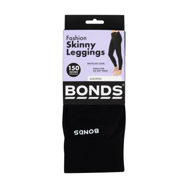 BONDS SKINNY LEGGING MIX COLOUR:MEDIUM/LARGE:.:1 PACK