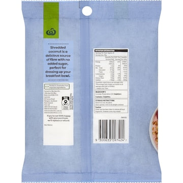 Woolworths Shredded Coconut 250g