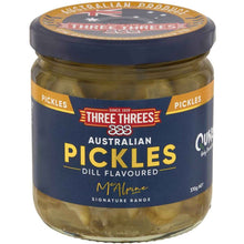 Three Threes Australian Pickles Dill Flavoured 370g