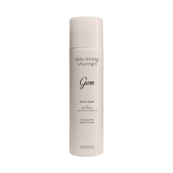 GEM SKIN-LOVING SHAVING GEL VANILLA SUGAR 195G