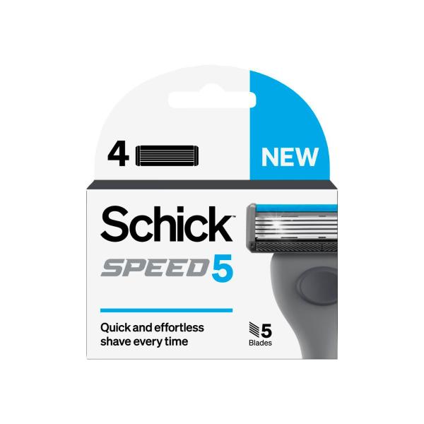 SCHICK 5 REFILL BLADES 4 PACK