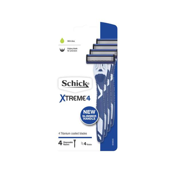 SCHICK XTREME 4 REFILL BLADES 4PACK