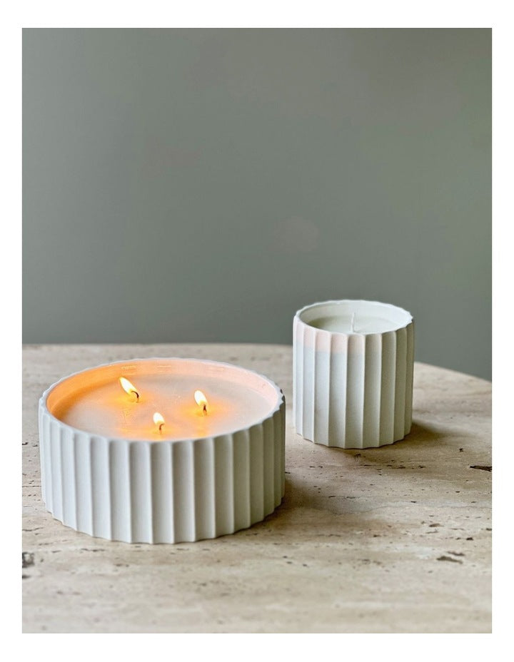 Lume Candle 8.5cm in White