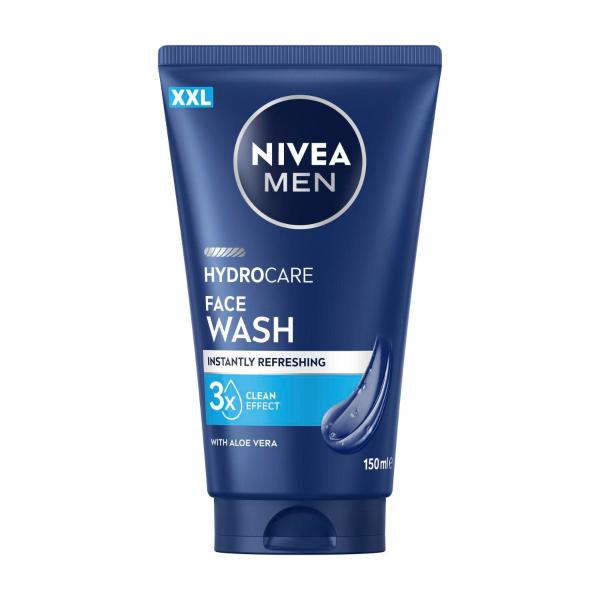 NIVEA MEN HYDROCARE XXL FACEWASH WITH ALOE VERA & PRO-VITAMIN B5 150ML