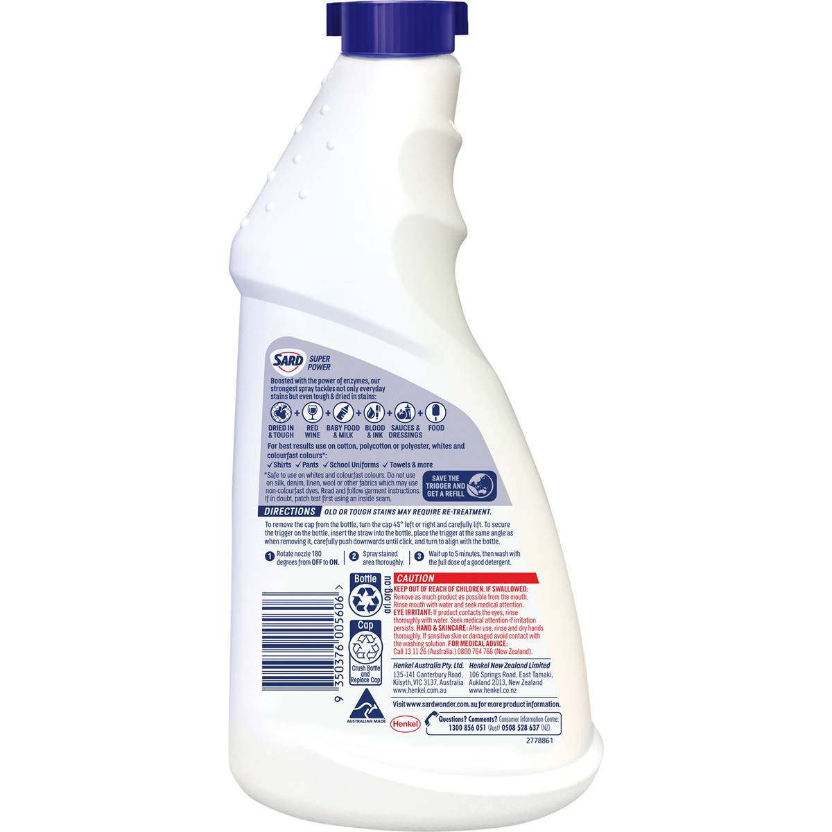 Sard Super Power Stain Remover Spray Refill 420ml