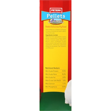 Peters Rabbit & Guinea Pig Lucerne Pellets 2kg