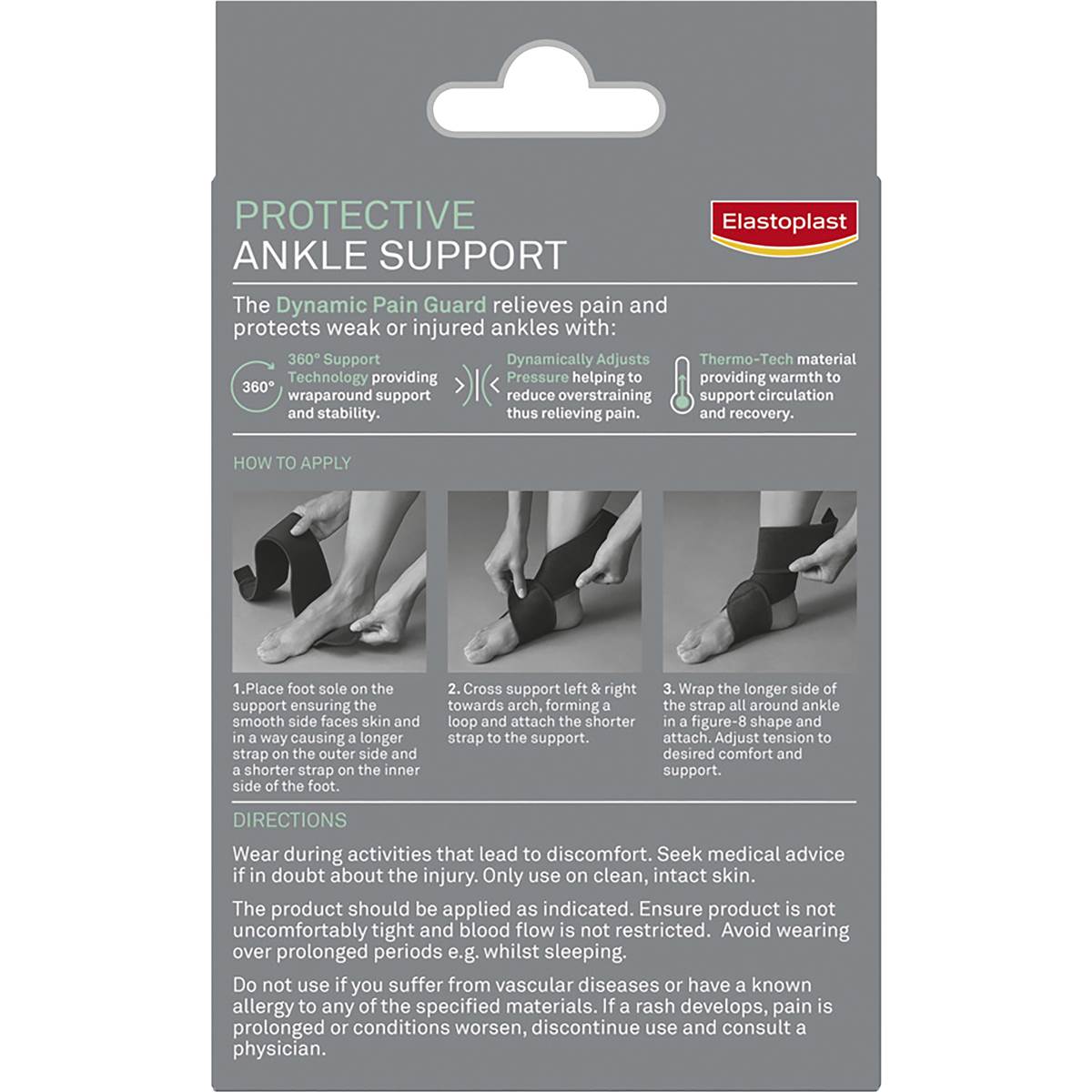 Elastoplast Adjustable Ankle Support For Ankle Support & Injuries Each