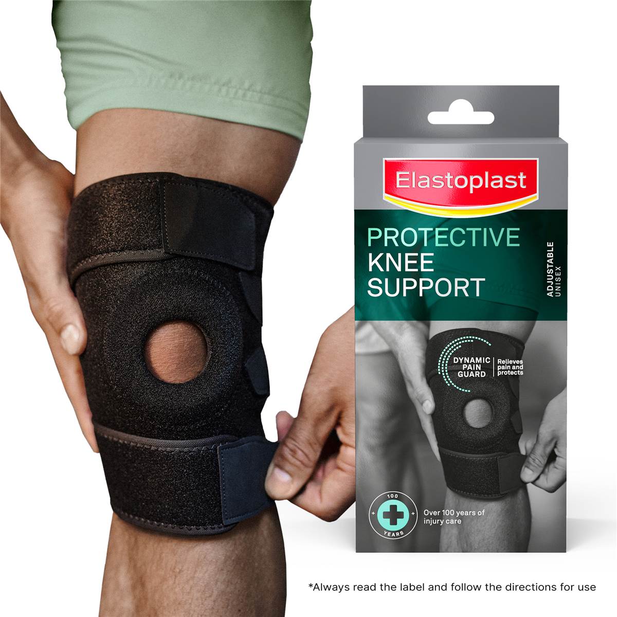Elastoplast Adjustable Knee Brace For Knee Injuries & Support Each