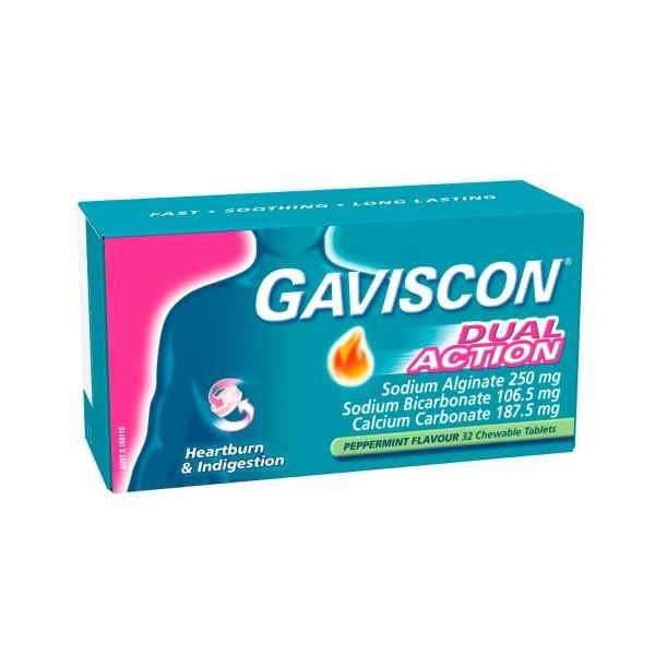 Chewable Tablets Heartburn and Indigestion Relief Peppermint