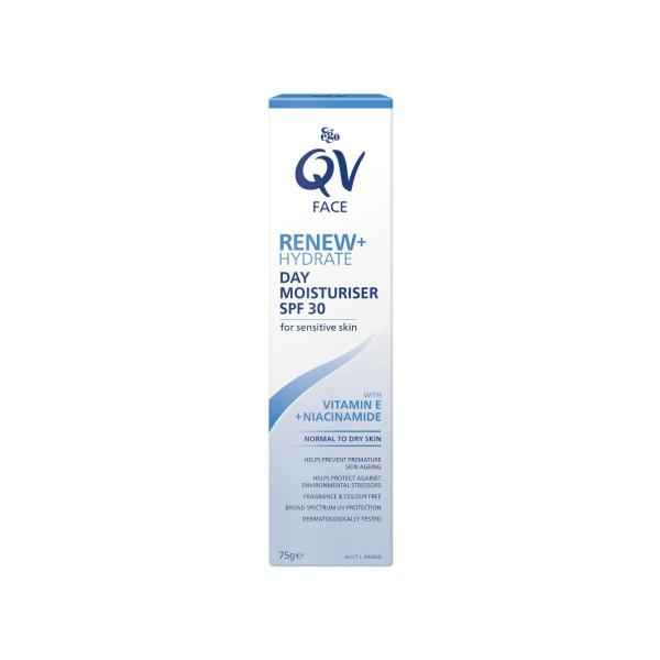 QV FACE RENEW+ HYDRATE DAY MOISTURISER SPF30 75G