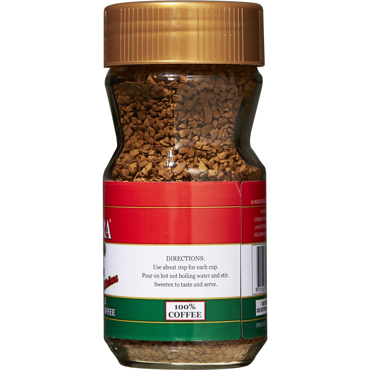 Caffe Aurora Freeze Dried Coffee Italian Style 100g