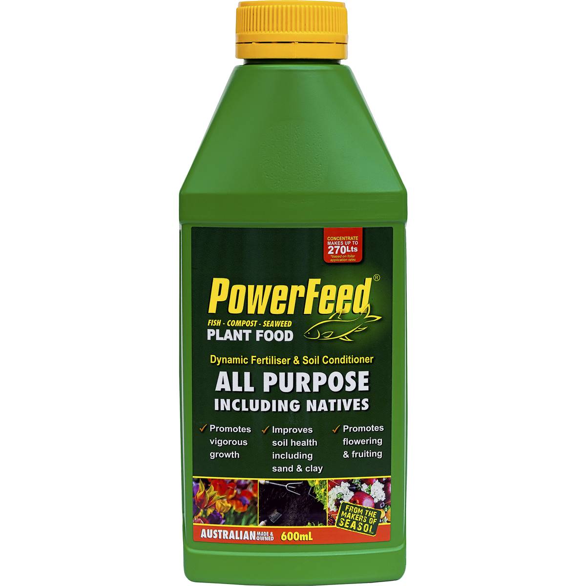 Seasol Powerfeed All Purpose Plant Fertiliser 600ml