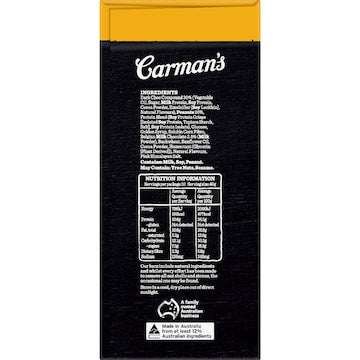 Carman's Protein Bars Double Dark Choc with Belgian Chocolate 10 pack