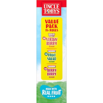 Uncle Tobys Rollups Value 15 pack