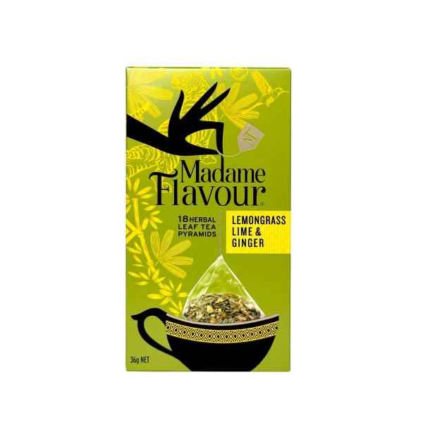 Caffeine Free Lemongrass Lime & Ginger Tisane Tea Bags 18 pack