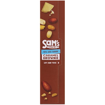 Sam's Pantry Caramel Brownie Low Sugar Protein Bars 5 pack