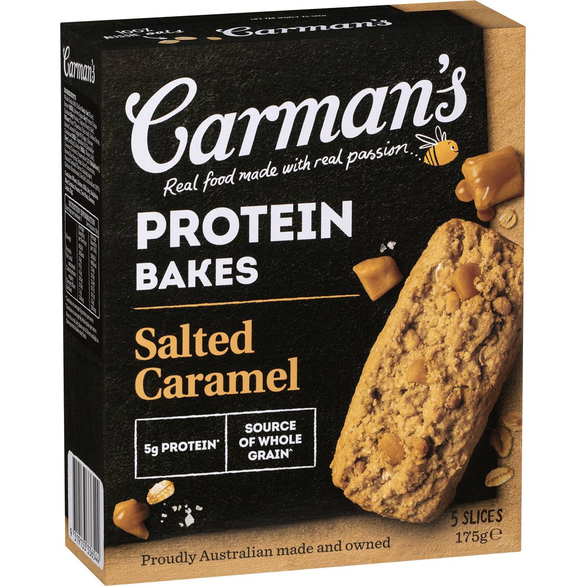 Carman's Protein Bake Salted Caramel 5 pack