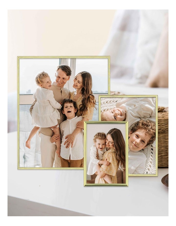 Habitat Metal Photo Frame 5x7 in Brass