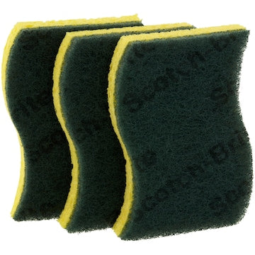 Scotch-Brite Heavy Duty Scourer & Sponge 3 pack