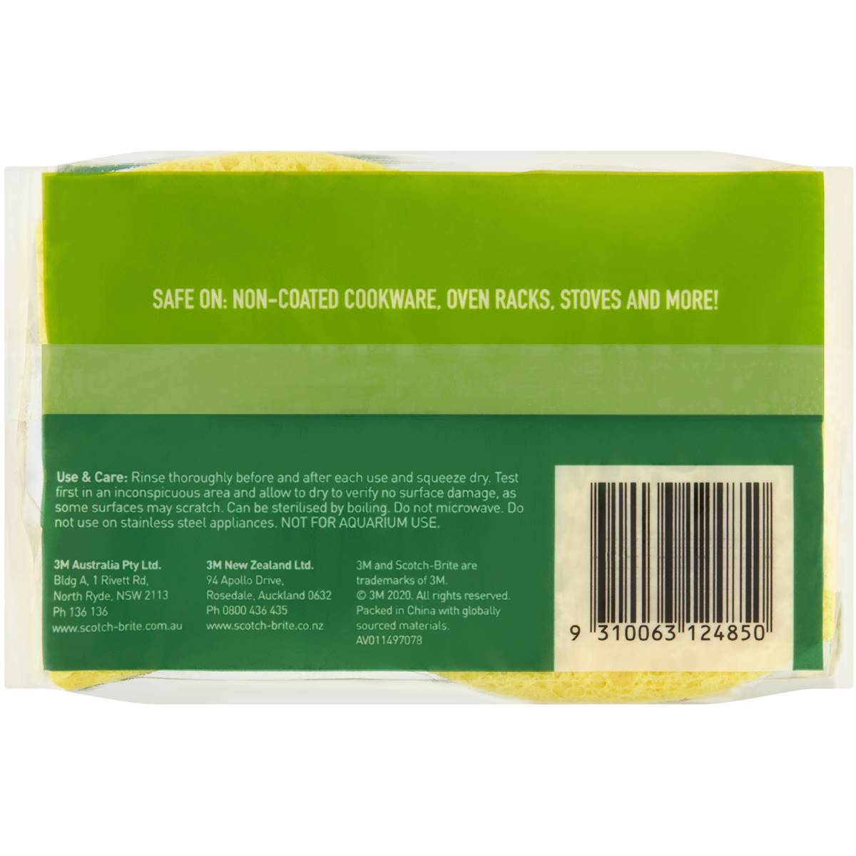 Scotch-Brite Heavy Duty Scourer & Sponge 3 Pack